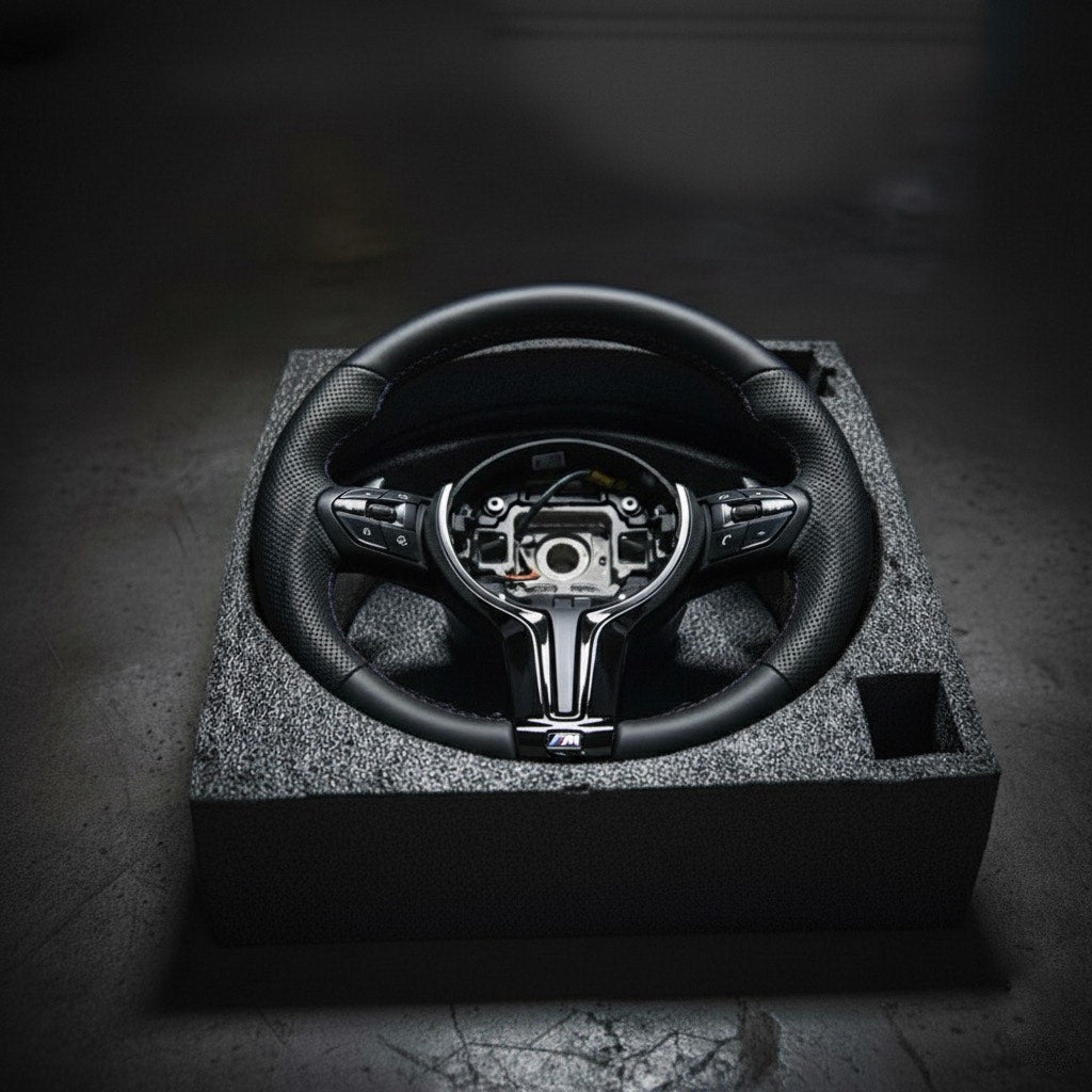M5-Volant pour BMW M PERFORMANCE cuir perforé