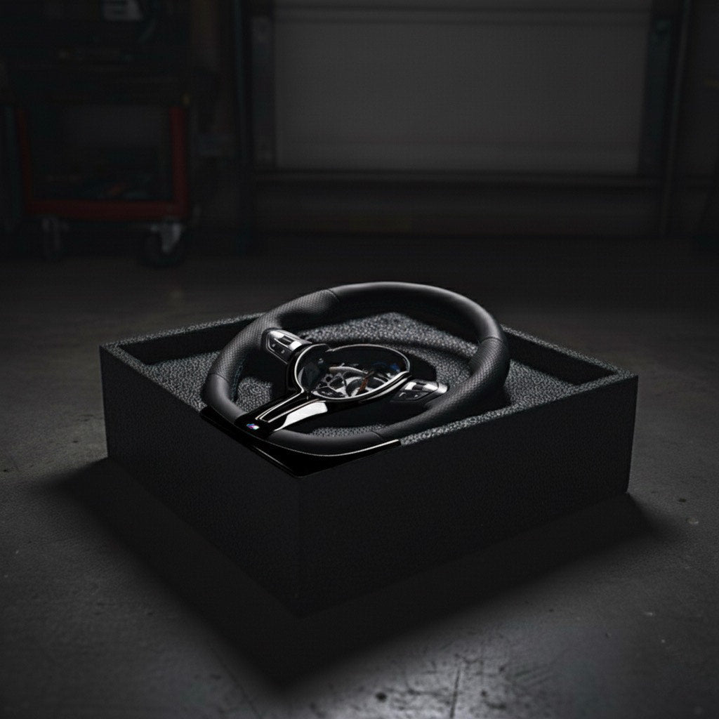 M5-Volant pour BMW M PERFORMANCE cuir perforé