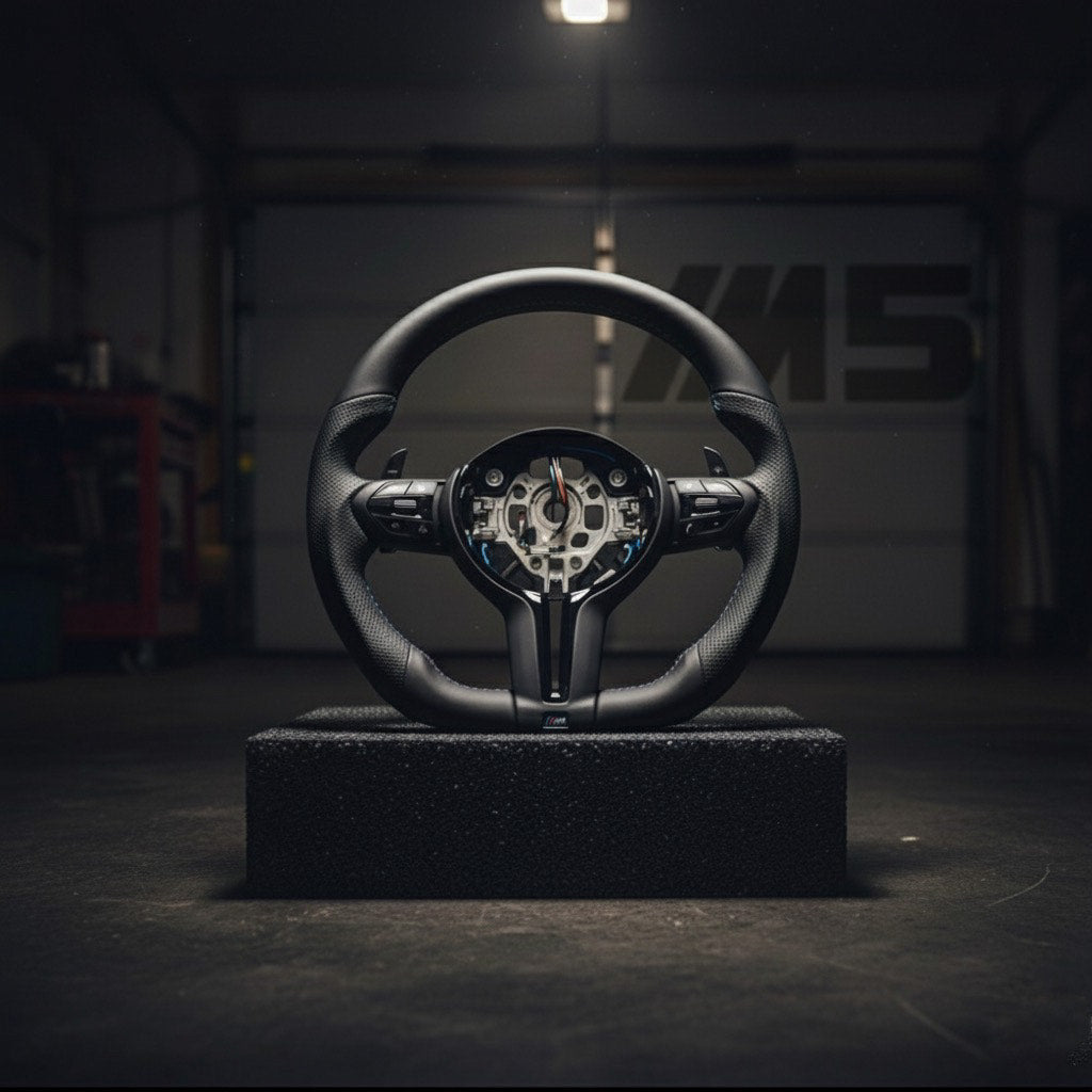 M5-Volant pour BMW M PERFORMANCE cuir perforé
